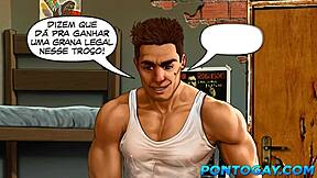 Ta den här tjocka kuken, jungfru arsle, suga den bra!