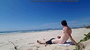 beach jerk off session part 2 wow