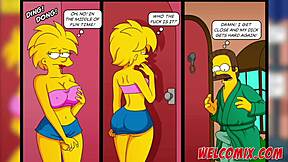 Sin Lollipop Blowjob in Simptoons Anime