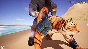 ワイルドなゲイファーリーが熱いアナルアクションでヤッフ