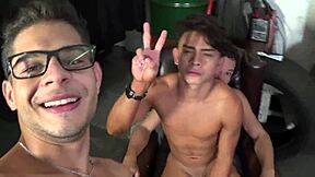 Bakom kulisserna - Rodrigo, Bruno och Lucas Angel Rock