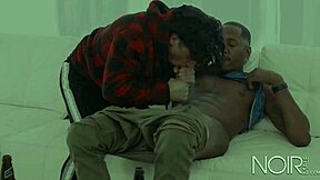Noirmale Studs Get Guts Rearranged in Intense Interracial Ass Licking Session