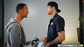 hung repairman drills client jayden marcos deep.