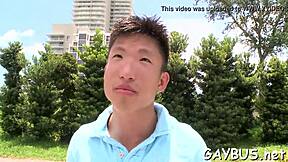 สตั๊ดผูกตาโดนหลอกดูดควยฮังค์ป่าเถื่อน!