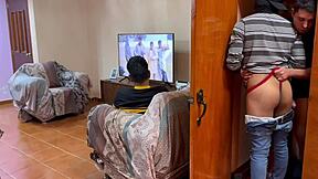 Unknown Guy Sneaks in to Bang My Boyfriend Secretly in Bedroom