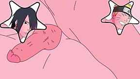 Naruto a Sasuke v parnej gay akcii