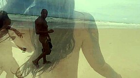 made a wild orgy at the nudist beach with my hot friends and filmed it