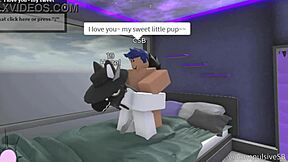 宠物享受粗暴口交和狂野肛交骑乘，爽翻天！