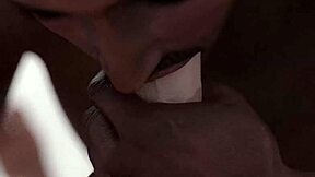 マジ、この巨大な白いチンポを吸ってる... くそ、最高！