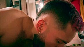 Camilo Brown Telan Twink Imut Emmanuel Kokichi dengan Deepthroat Basah