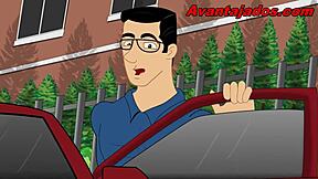 Desenho gay com sexo sujo na faculdade, que loucura!