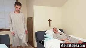 Altar Boys Noah White and Marcus Rivers Pound Hard in Kinky Positions