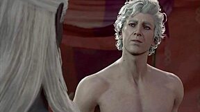 My Baldur's Gate 3 playthrough has naked Astarion gay sex scenes