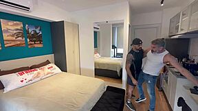 French and Hungarian Hunks in Wild Bareback Ass Action