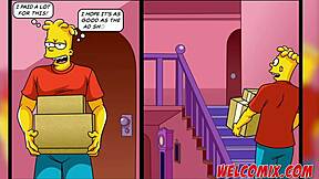 虚拟现实与Simptoons色情猛烈碰撞