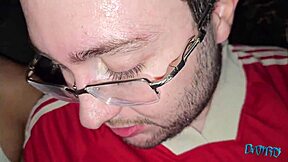 Straight Nerd Fanget I Tyveri, Betaler Gjeld Med Backroom Rumpe Action