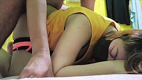 Schattige chub gebogen voor thuisgemaakte lol