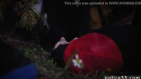 Ragazzi creampie in azione uniforme polizia interrazziale