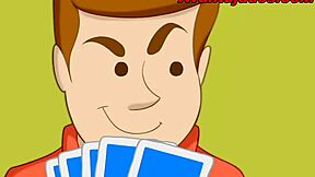 card players dive into wild gay hentai orgy