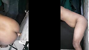 यूनिक एंगल से डिल्डो ऐनल सेक्स, इंडियन टॉय वाइल्ड हो जाता है