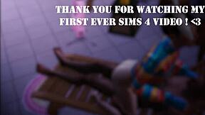 Sims 4で男たちがラフなアナル探検