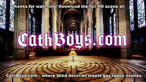 reverendo max sargent enfia pau grosso de dilf fundo no cuzinho apertado do altar boy marcus rivers