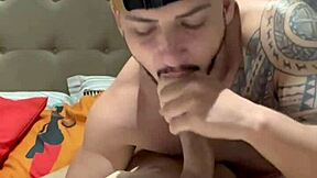 Straight Novinho Gets Epic Blowjob from School Buddy