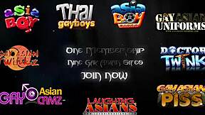 Apakah twink Asia Albert dan Guy bareback dengan sucking kinky?