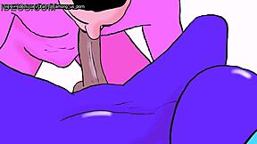 Lukta på den stora kuken från bedragaren och sug den sedan i denna Among Us tecknad film