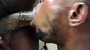 hey, why are these gay black hunks doing rough pov blowjob cumshot facial swallow in uncompleted building??