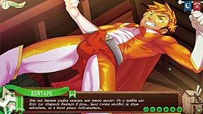 Keitaro rams Hiro's ass in sexy latex costume hentai yaoi scene 6 russian dub