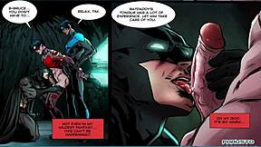 Batboys Suck Cock in Steamy Gay Comic Animation!
