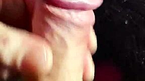 solo cum from amateur uncut cock close up