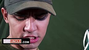 Gay group sex compilation military studs following every order in the tent