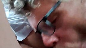 Car Head with Sloppy Amateur Blowjob