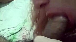 Beautiful transsexual sucking and swallowing skills