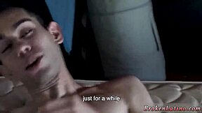 Straight teen gets a raw blowjob from a Latino guy