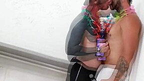 suck that big cock in the bathroom