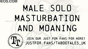 Erotic Gay Solo Masturbation with Taboo ASMR Vibes