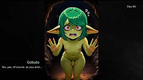 Gay anal sex with a femboy goblin in Goblin Slayer