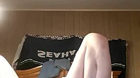 Solo dildo play with deep anal action on meoffnow