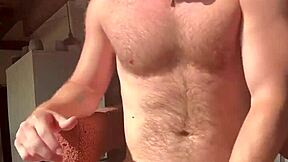 A gay video of a twink with a flexible body and a big muscle mass