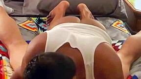 Twink Tina gets it hard in the ass in homemade gay video