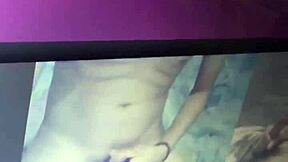 Seductive guy lures cute bro into web chat handjob.