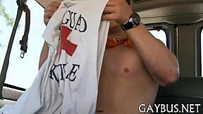 Straight twink gets sucked by a hung bear