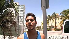 Gay sex scene with rough and bareback action and great blowjobs