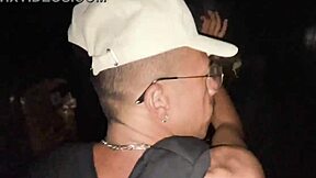 Amateur gay blowjob and bareback action with an amateur gay couple
