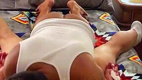 Twink Tina gets it hard in the ass in homemade gay video