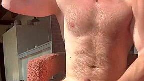 A gay video of a twink with a flexible body and a big muscle mass