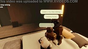 Shemale strip show leads to intense black cock fucking